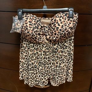 Cheetah Print Tankini